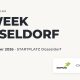 AI Week Düsseldorf, 23.–27. November 2026 im STARTPLATZ Düsseldorf, mit Logos von STARTPLATZ und ECODYNAMICS